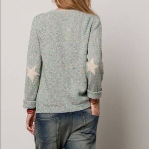 Scotch & Soda Teal Sweater with Cream Star Accents